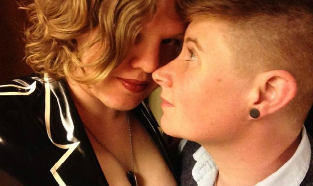 Leland Carina pictured with her boi