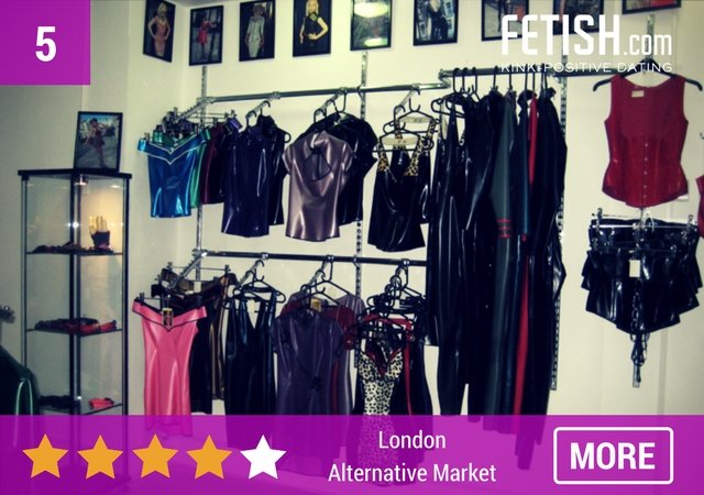 London Alternative Market Wardrobe - Top 10 Best Sex Shops in London
