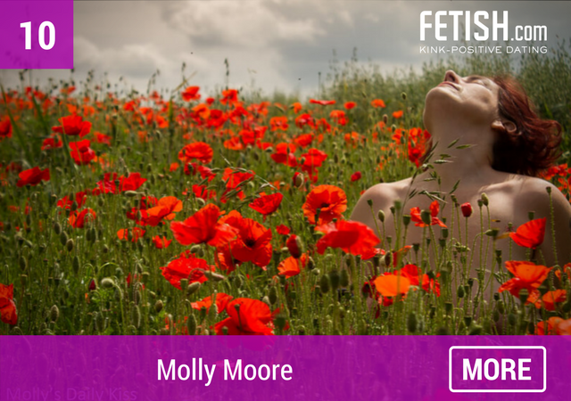 Molly Moore - Top Ten #WCW for International Women's Day by Fetish.com