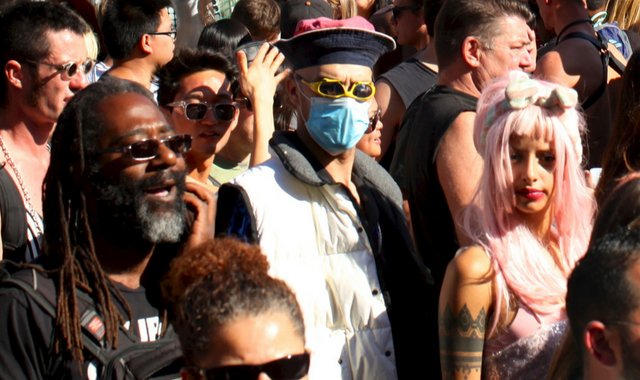 People at the Folsom Street Fair San Francisco