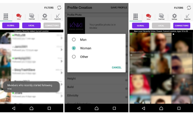 A screen shot from the KNKI app