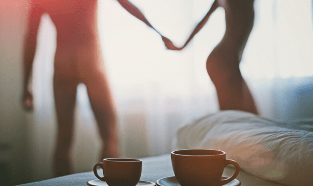 Every day is Valentine's Day, sensual couple