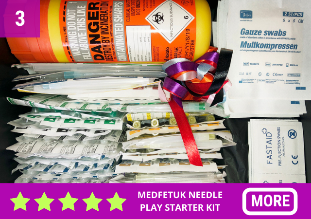 Image of a needle play starter kit by MedFetUK