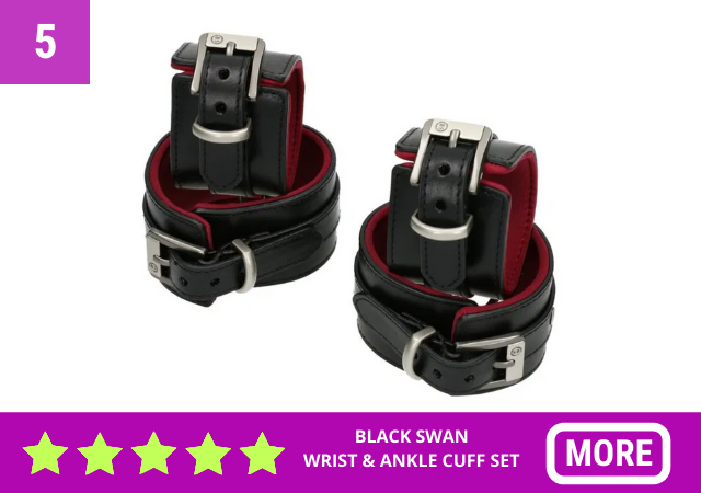 Black Swan Wrist and Ankle Cuff Set