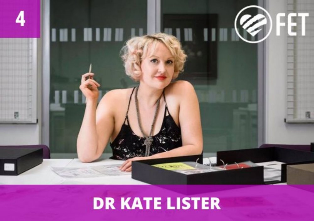 Image of Dr Kate Lister for International Women's Day